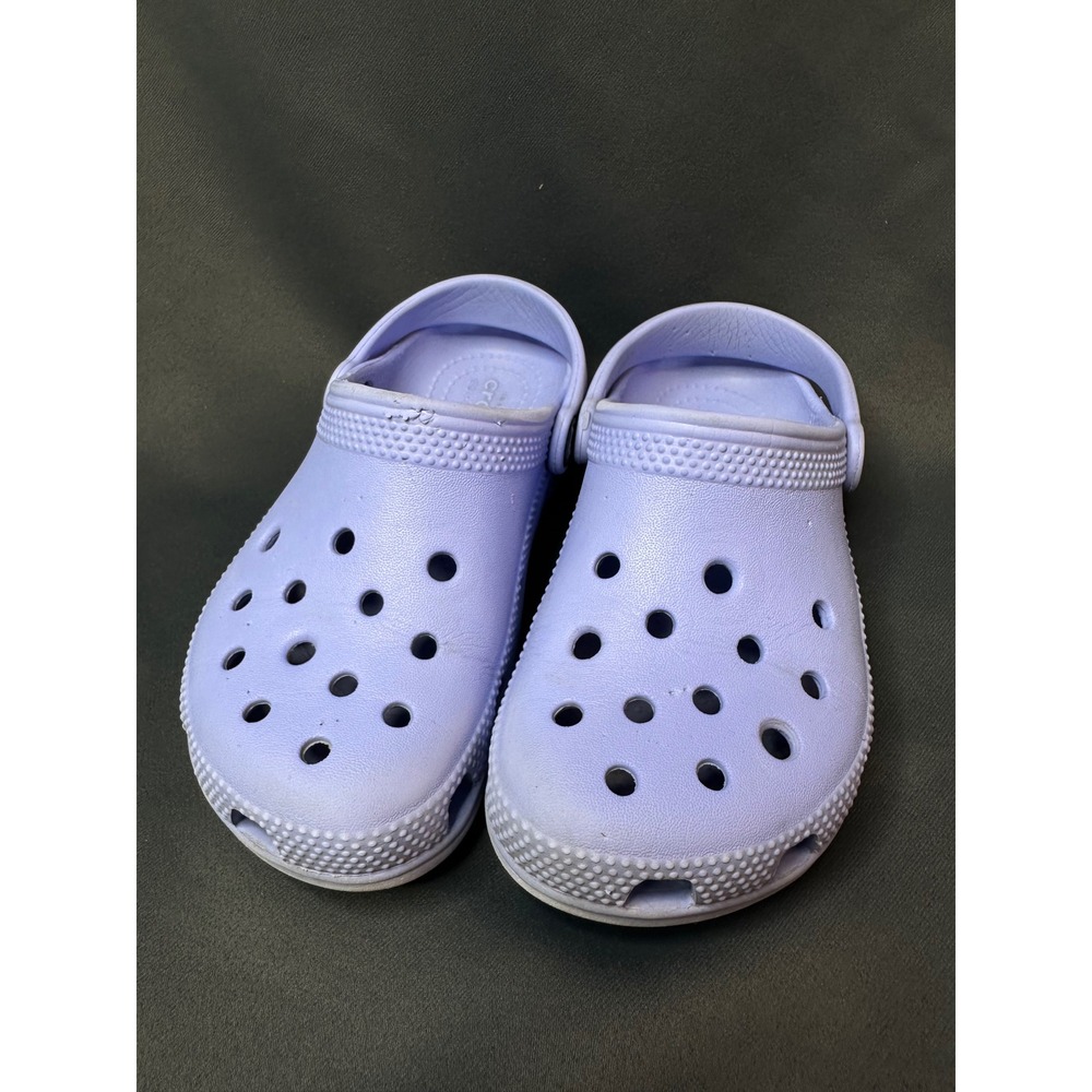 Crocs Classic Clog Lavender Purple Slip On Comfort Shoes Kids/Toddler Size 13